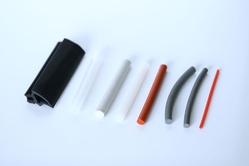 Silicone extruded products